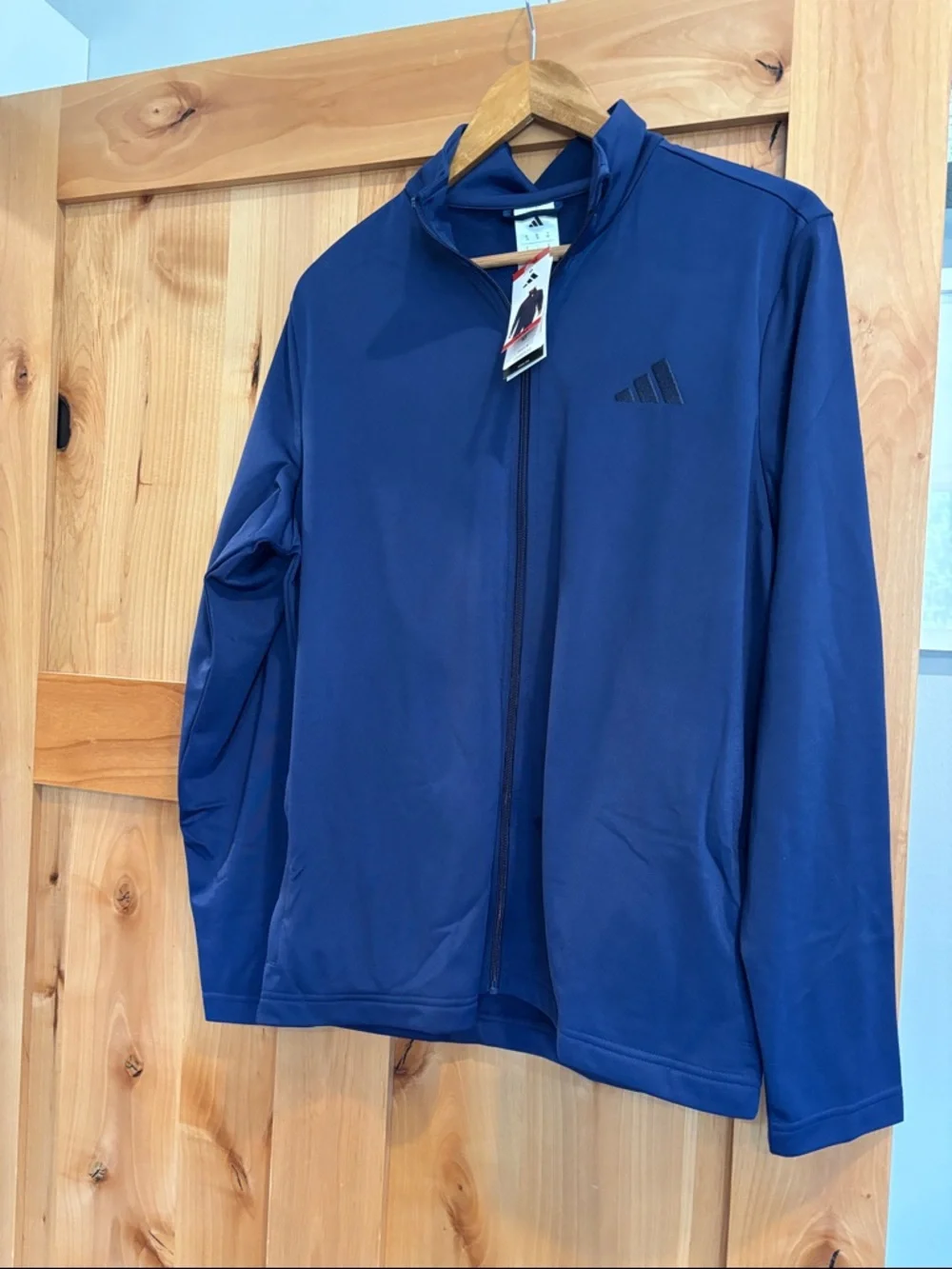 Adidas Deep Blue Full-Zip Training Jacket